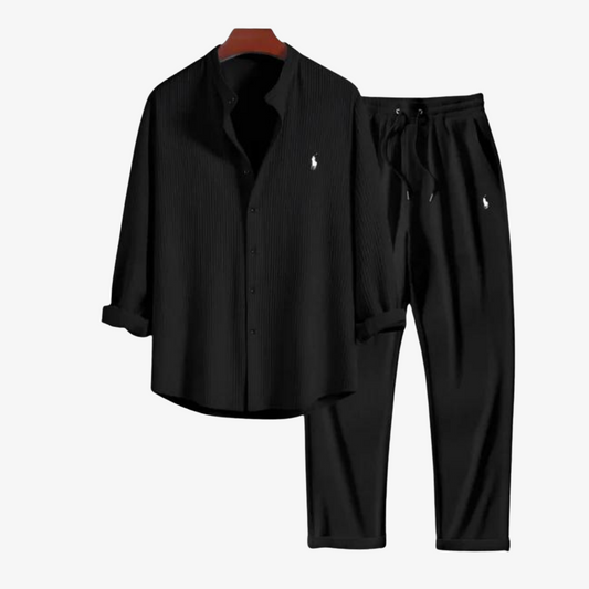 OUTLET™ Leinen-Set Langarm